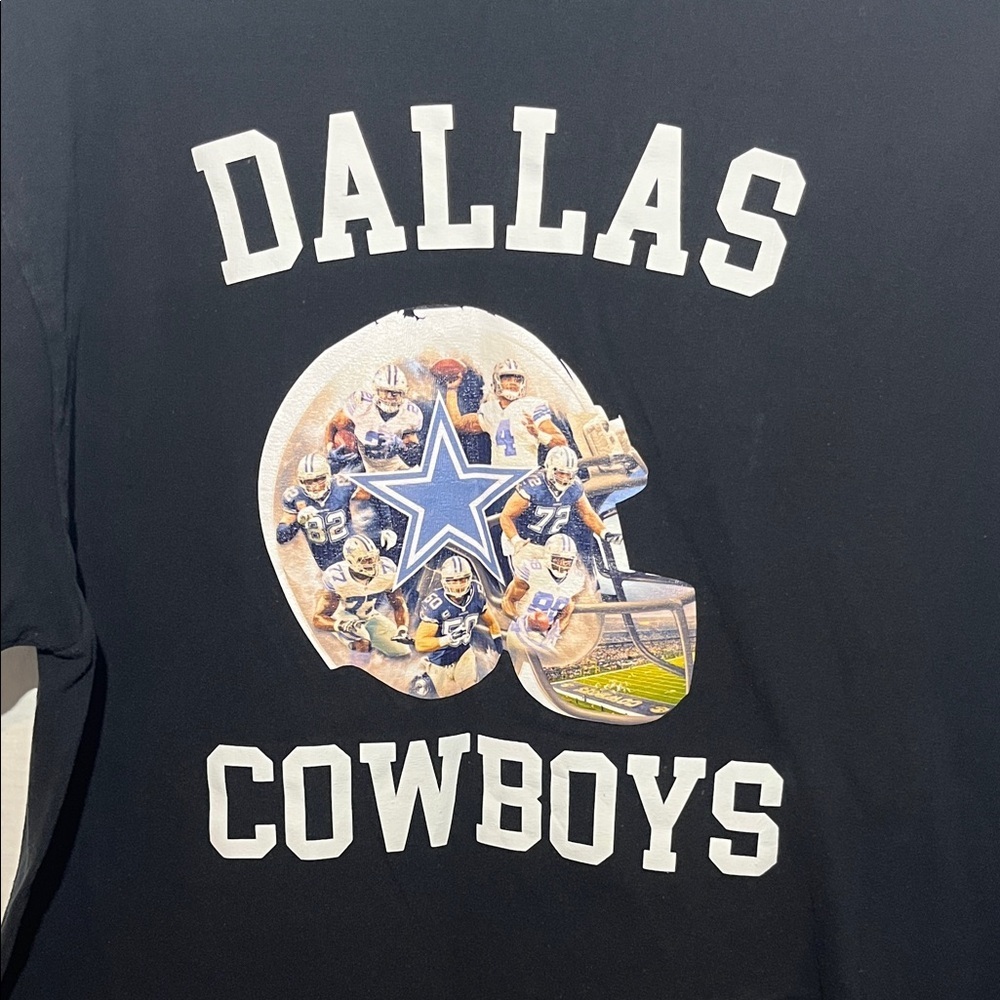 Gildan Black Dallas Cowboys Short Sleeve Tee - Picture 1 of 10